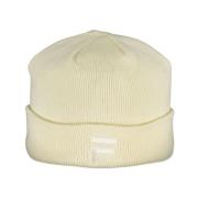 Broderet Hvid Polyester Logo Cap