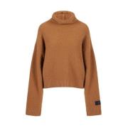 Bouclé Uld Turtleneck Sweater