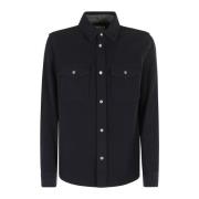 Melton Plain Overshirt