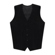 Plisseret vest