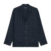 Overshirt i blazerstil