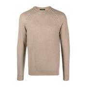 Beige Cashmere Striktrøje