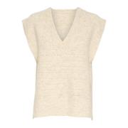 Strik Slipover Sweater Oat Melange