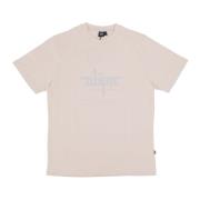 Grafisk Tee Samarbejde Herre T-shirt Beige