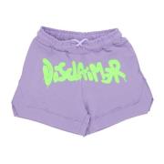 Logo Lilac Lime Letvægts Shorts