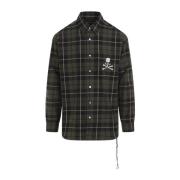 Olive Plaid Skjorte