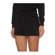 Sorte Jersey Shorts - Lige Snit