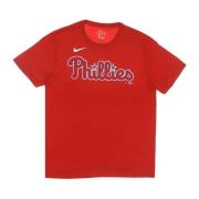 Philadelphia Phillies Baseball Tee Rød