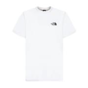 Hvid Logo Print T-Shirt