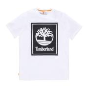 Logo Tee Hvid/sort T-shirt