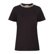 Sort Beaded Neckline T-Shirt