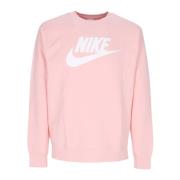 Grafisk Crew Sweatshirt Pink Bloom