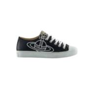 Sort Hvid Orb Logo Sneakers