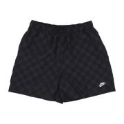 Flow Checkers Shorts Sort/Hvid