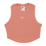 Essential Rib Crop Tank Terra Blush