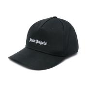 Sort Bomuld Twill Snap-Fit Hat