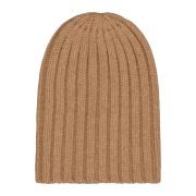 Alpaca Ribstrikket Beanie Hat