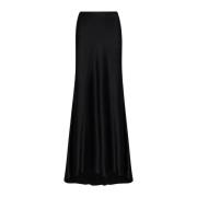 Silkesatin Maxi Nederdel