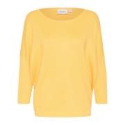 R-Neck Pullover Strik Yarrow Melange