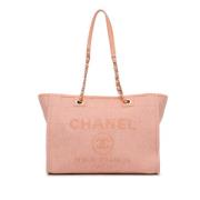 Pre-owned Canvas chanel-tasker