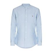 Clear Blue Slim Fit Oxford Skjorte