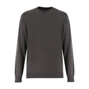 Superfin Merino Uld Crew Neck Sweater