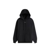 Slogan Hoodie Plain Knit Regular Fit