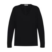 Uld V-hals Sweater