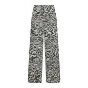 Zioncc Zebra Wide Leg Bukser