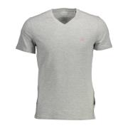 Kortærmet Slim Fit Bomuld T-Shirt