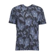 Paisley Print Crew Neck T-shirt