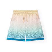 Gradient Monogram Silke Shorts