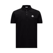 Logo Patch Polo Classic Sort Bomuld