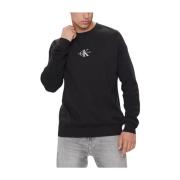 Sort Monokrom Logo Sweater