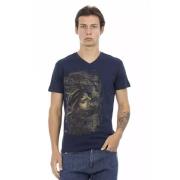 Stilfuld Bl V-hals T-shirt