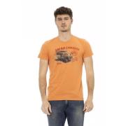 Elegant Orange Kortærmet T-shirt