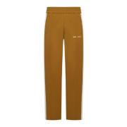 Gyldenbrune Track Pants med Striber