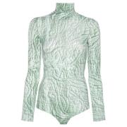 Iguana Print Bodysuit