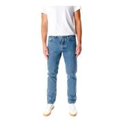 Tapered Fit Denim Jeans