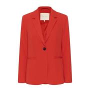 Rød Blazer Jakke