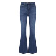 Easy Flare Raw Fray Jeans