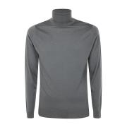 Grøn Roll Neck Pullover Sweater