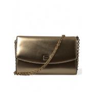 Elegant Metallic Guld Crossbody Taske