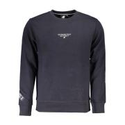 Blå Logo Sweater Fleece Crew Neck