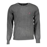 Broderet Langærmet Sweater