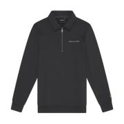 Broderet Krave Quarter Zip Mid Layer