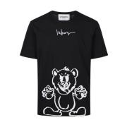 Logo Print Bomuld T-shirt