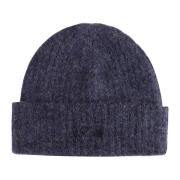 Blå Navy Beanie med St. Barth Broderi