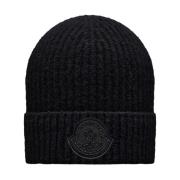 Sort Uld Beanie Hat