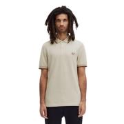 Beige Twin Tipped Polo Shirt